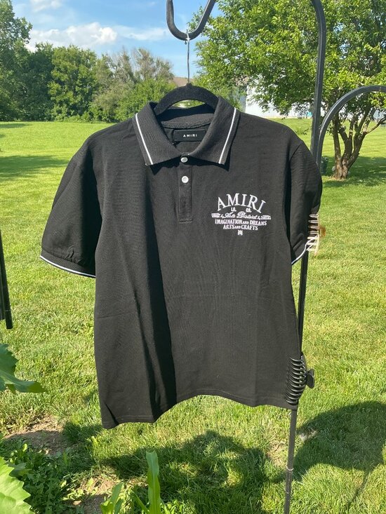 AMIRI Other - Black Amiri art polo tee
